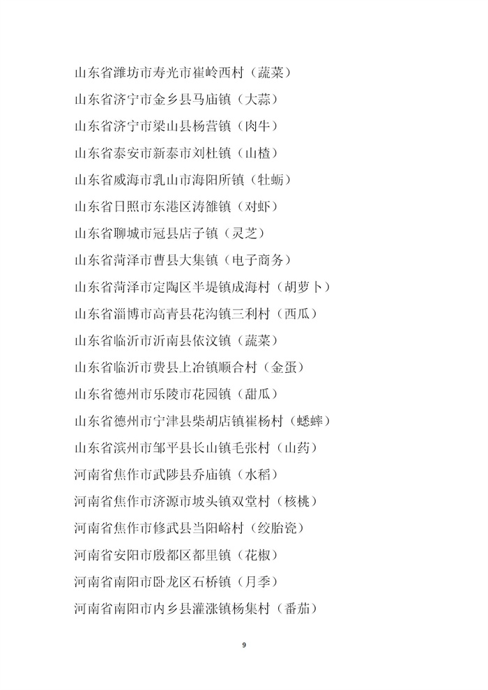 【名單公示】第十一批全國(guó)“一村一品”示范村鎮(zhèn)名單公示(圖9) 【名單公示】第十一批全國(guó)“一村一品”示范村鎮(zhèn)名單公示(圖9)