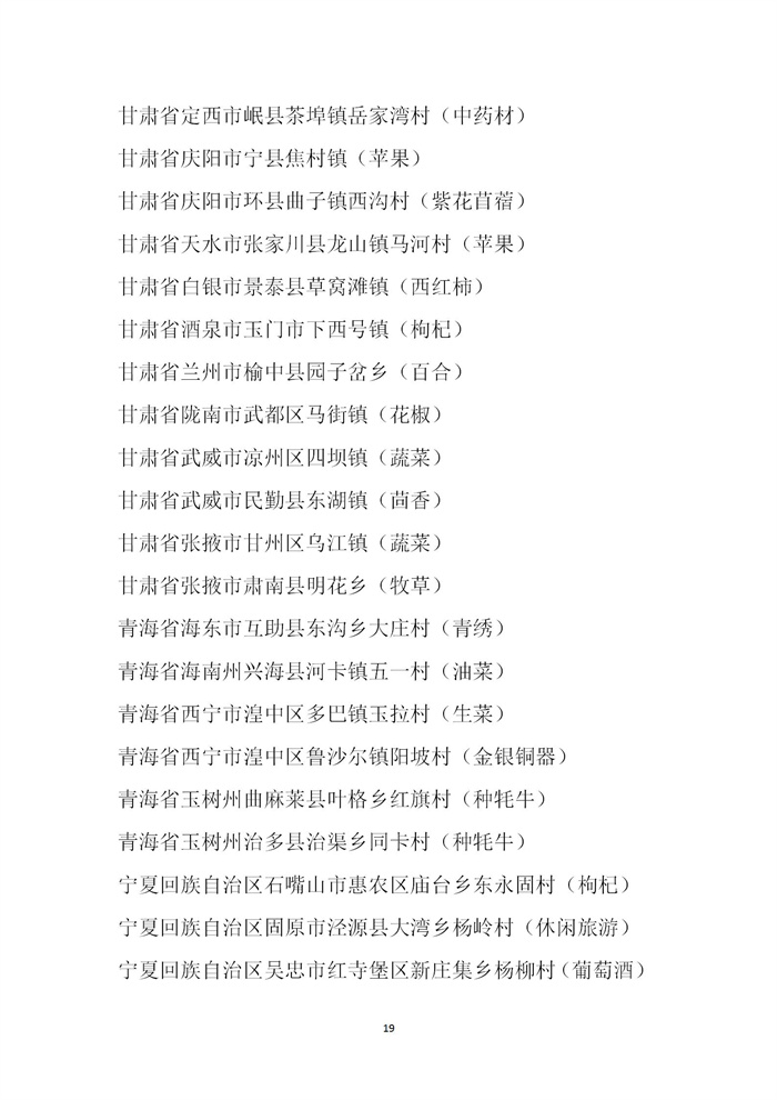 【名單公示】第十一批全國(guó)“一村一品”示范村鎮(zhèn)名單公示(圖19) 【名單公示】第十一批全國(guó)“一村一品”示范村鎮(zhèn)名單公示(圖19)